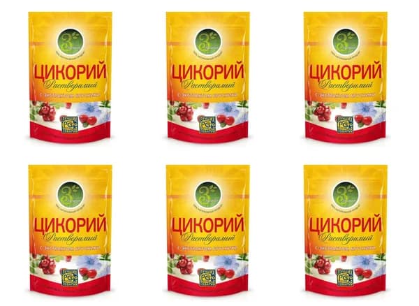 Здравник Цикорий со вкусом брусники 85 г 6 шт