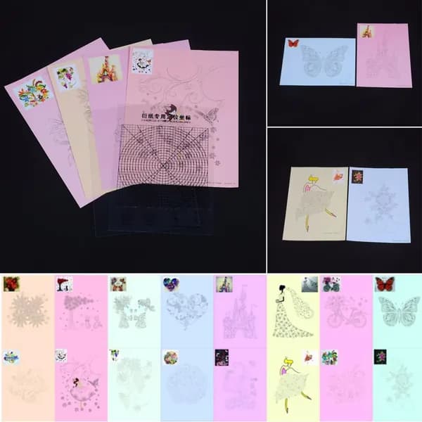 18шт DIY Release Drawing Поиск бумаги для Квиллинга Набор инструментов для создания коллекции поделок