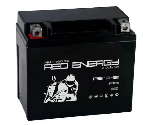 Аккумулятор RED ENERGY RS 1212 (12V / 10Ah) YTX12-BS,YTX14-BS для мотоцикл / квадроцикл