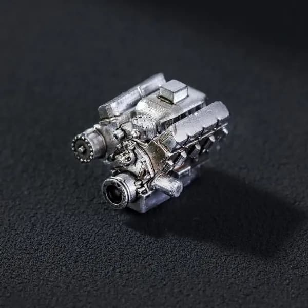 Миниатюрная модель двигателя в масштабе 1:64, имитирующая сцену в микрогараже, украшение для песочного стола.