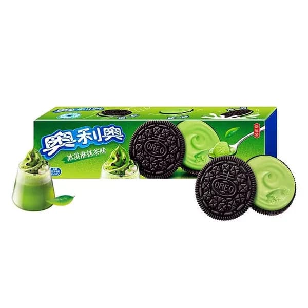 Печенье-сэндвич Oreo <со вкусом мороженого матча> 97 г (одна упаковка)