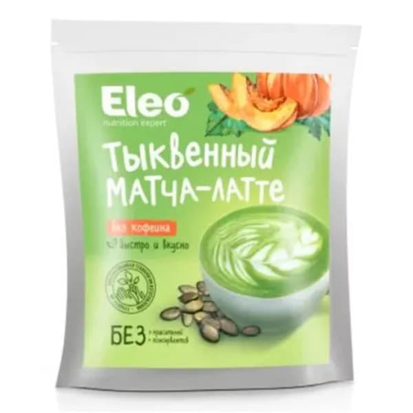 Напиток тыквенный матча-латте без сахара ELEO 150 г