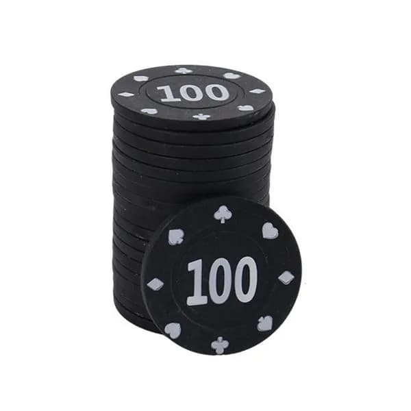 Набор из 100 фишек для покера, 100