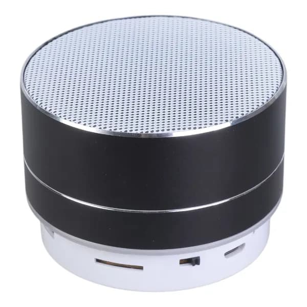 (1шт) Мини-портативный металлический беспроводной динамик Bluetooth A10 (для хранения)-черный