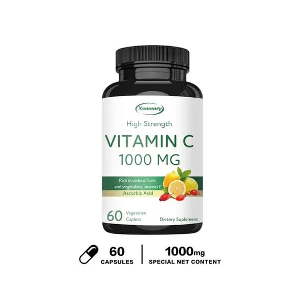 Биологически активная добавка Xemenry High Concentration Vitamin C предназначена для укрепления иммунной системы, обеспечения антиоксидантного действия и стимуляции выработки коллагена.