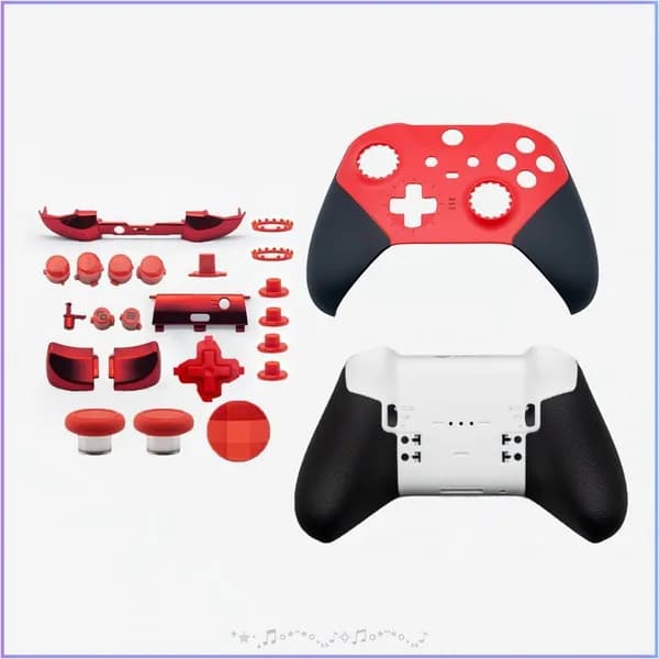Комплект корпусной оболочки для беспроводного контроллера серии Xbox Elite 2-Core White LB RB Bumper Front Case Back Cover Grips