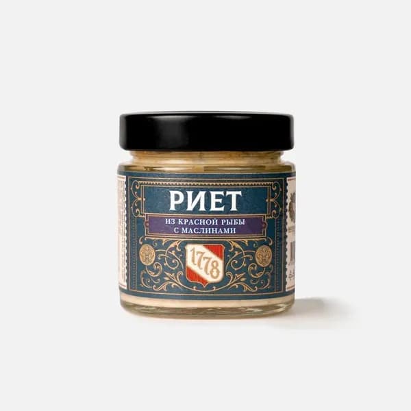 Риет GASTRONOMIA 1778 " Из красной рыбы с маслинами"