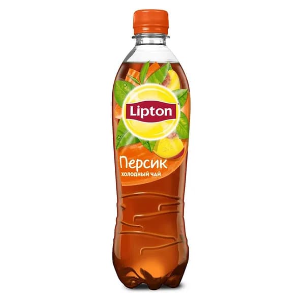 Холодный чай Lipton со вкусом персик 0.5 л, Россия
