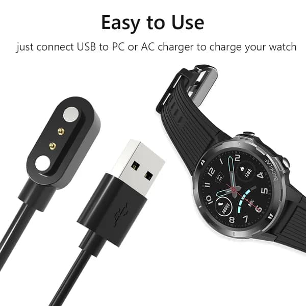 USB кабель для умных часов Umidigi Uwatch 3 Uwatch GT, длина 1 метр