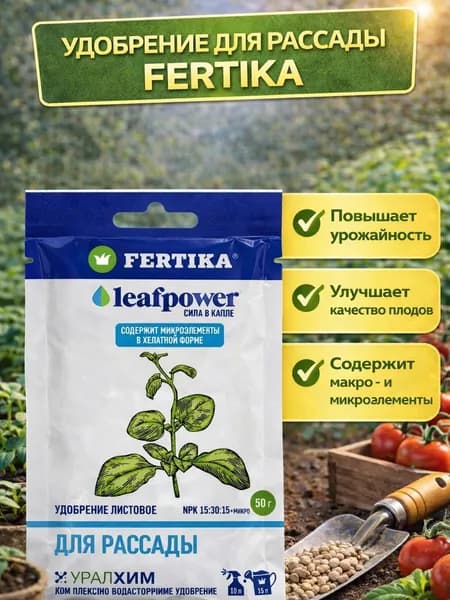 Удобрение для рассады Фертика Leaf Power (50 г)