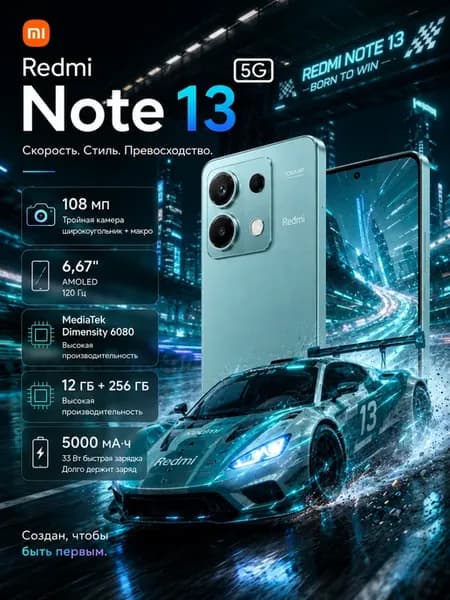 Смартфон Redmi Note 13,12 256 Синий