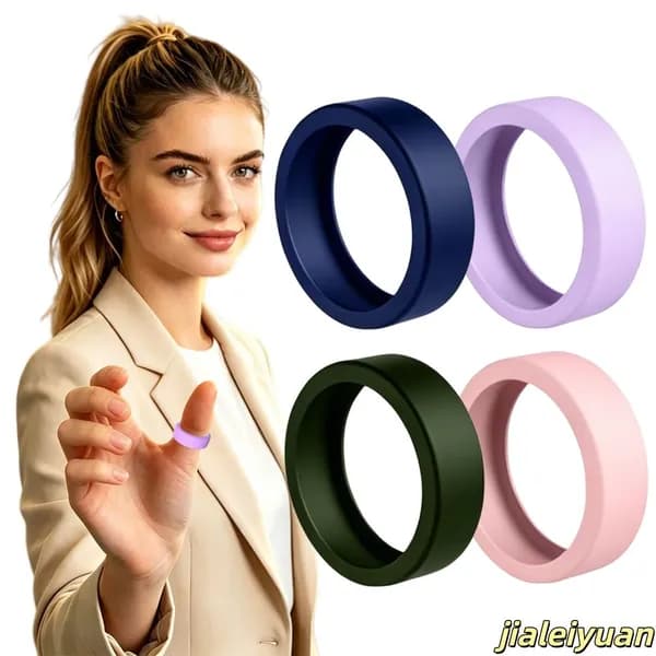 Чехол из силикона для умного кольца Oura Ring 5, тонкий, комплект из 4 штук