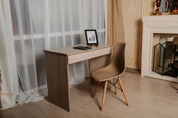 Письменный стол, Компьютерный стол Лофт с ящиком 100х48х75,6 Веста,ясень шимо светлый