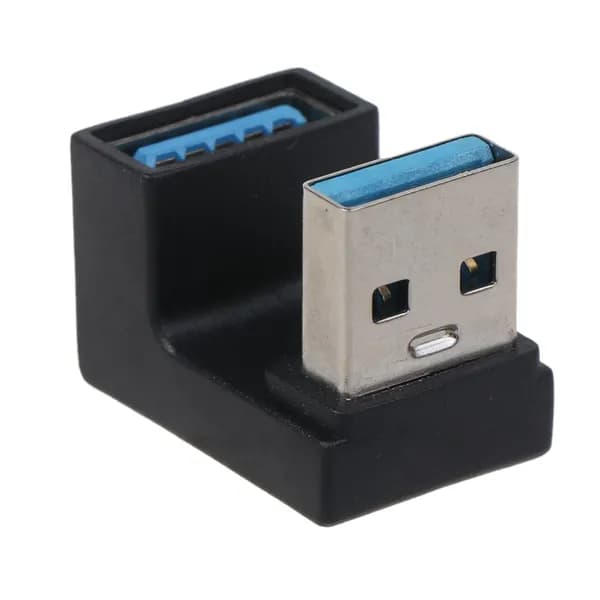 Переходник USB3.0 от мужчины к женщине на 180 градусов