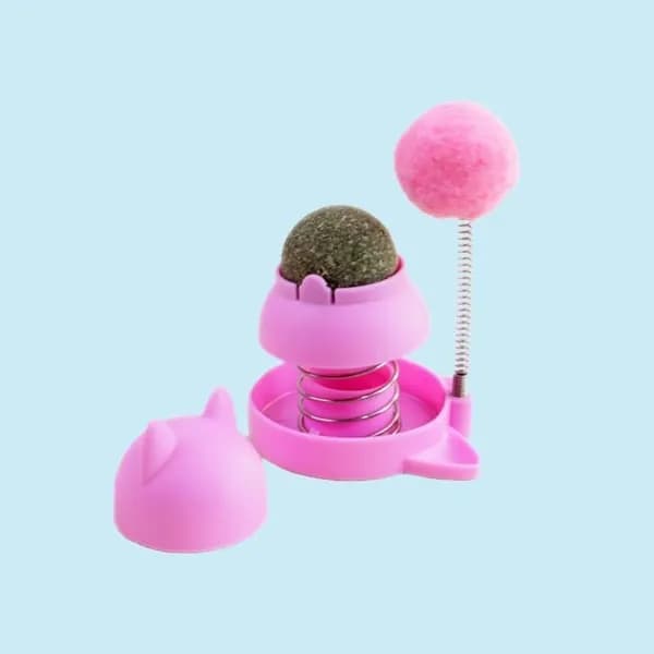 Игрушка для кошек с кошачьей мятой, мячик и палочка-погрызушка, антистресс для котят