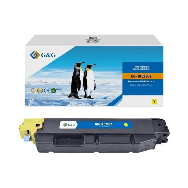 G&G TK-5290Y - 1T02TXANL0 Картридж лазерный желтый 13000 стр