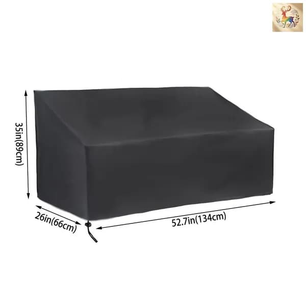 Чехол для бескаркасной мебели, Оксфорд, Размер XXXXL,черный