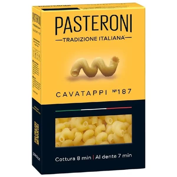 Макаронные изделия PASTERONI CAVATAPPI №187 / Рожки Витые 400г