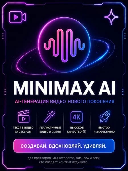 Minimax ai Plus 1 месяц активация официальной подписки минимакс аи плюс 1 месяц