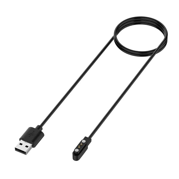 Магнитный зарядный кабель для CMF BY NOTHING Watch Pro (D395), 1,2 м, чёрный