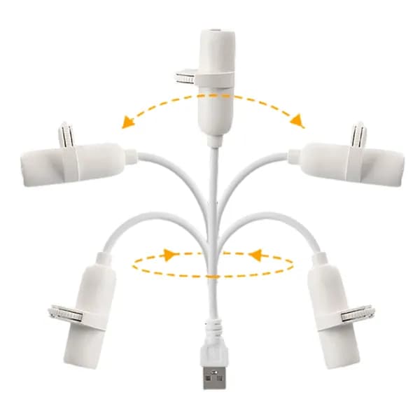 Проектор для ночного освещения с проекцией луны и звёзд, USB-питание