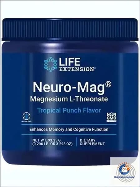 Магний L-треонат NEURO-MAG, со вкусом тропического пунша, 93,35- грамм.