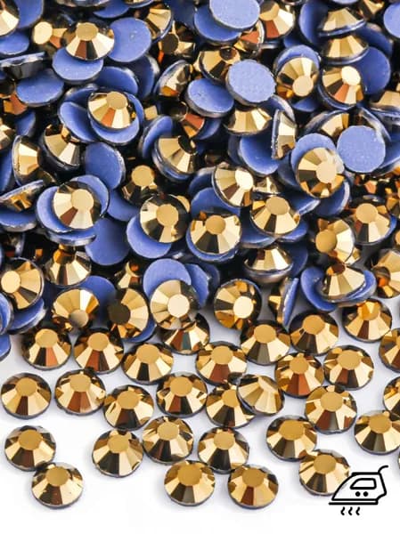 1440 штук стразы Gold DMC Термическое восстановление стразов Для изготовления одежды, обуви, сумок, чехлов для телефонов и декоративных элементов своими руками