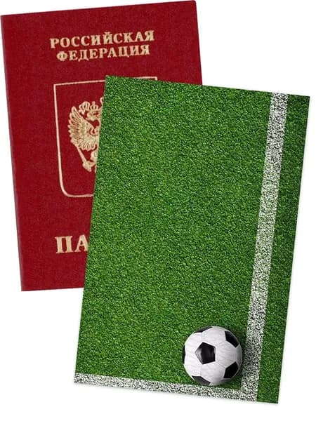 Обложка на паспорт футбол