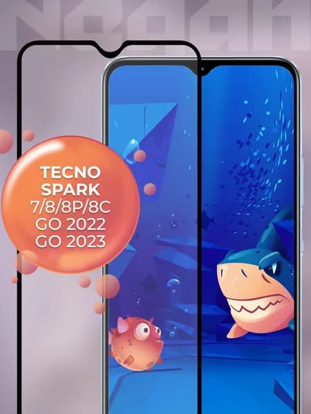 Защитное стекло для Tecno Spark 7 8 8P 8C Go 2022 Go 2023