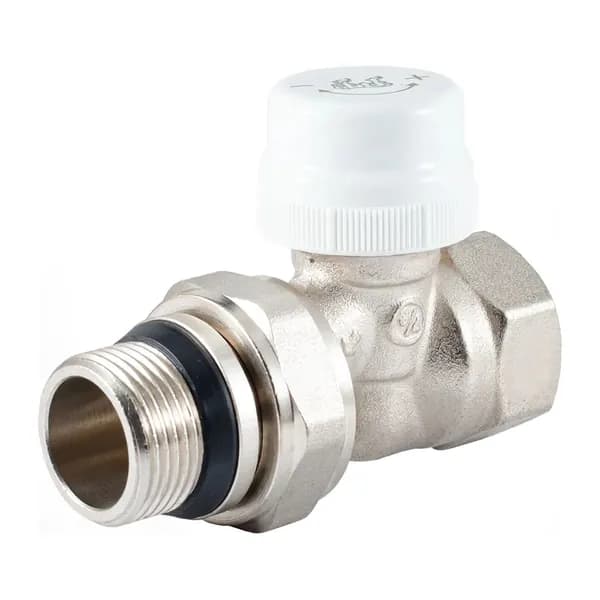 Клапан радиатора термостатический прямой с уплотнением 3/4 PF RVT 381UR