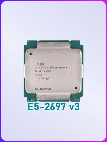 Intel Серверный процессор S2011-3 Intel Xeon E5-2697 v3 2,6-3,6GHz, 14 ядер, 28 потоков, 35mb, TDP 145W, IMC 2133MHz OEM (без кулера)