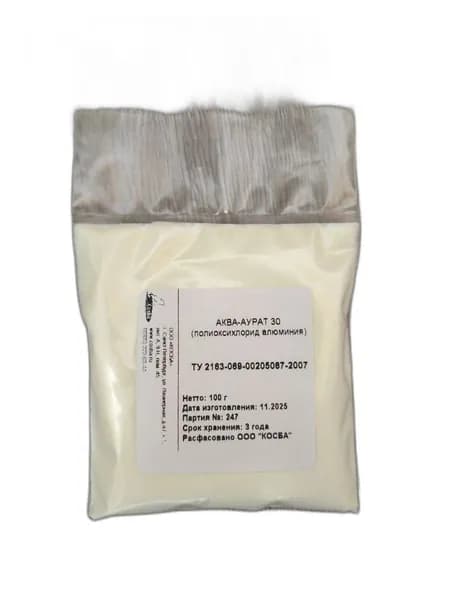 Коагулянт Полиоксихлорид алюминия АкваАурат-30 (100г)
