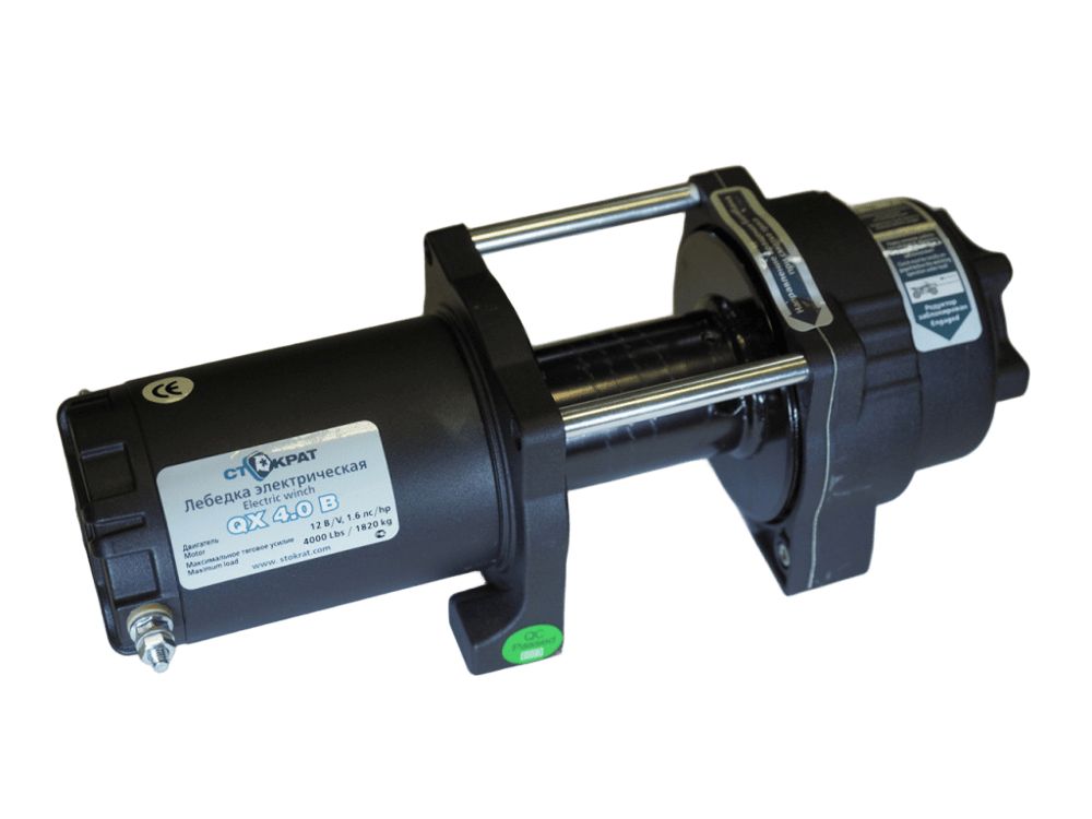 Лебедка электрическая ATV СТОКРАТ QX 4.0 B (только тело) 12V 1.5 л.с.