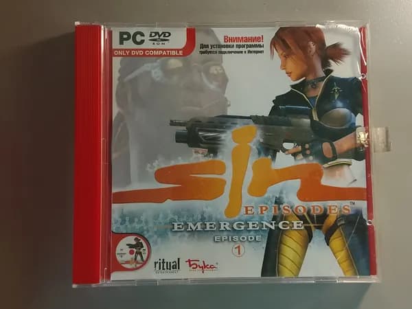 Диск с винтажной игрой для слабого ПК SiN Episodes. Emergence (Windows, Русская версия, Бука)