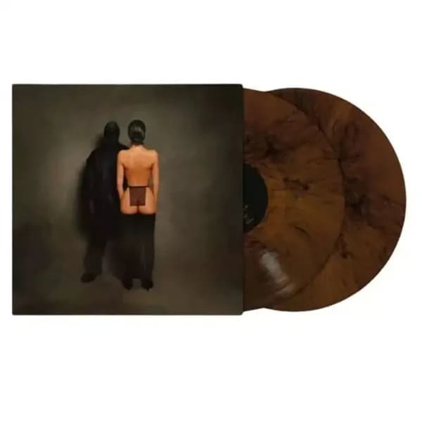 Виниловый альбом Ty Dolla Sign, Kanye West Vultures 1,2LP, лимитированный браун марбл, премиум