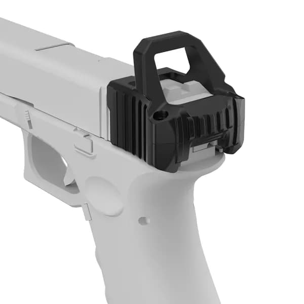 Тактическая арматура,Вспомогательная рукоятка затвора for Glock G17 19 22 23 24 26 27 31 32 34 35 45 (UCH17), противоскользящий резиновый чехол