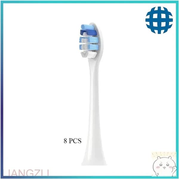 8 шт. Сменные насадки для зубных щеток для Fit Real Me M2 / M1 Realme Rtx2102 RMH2012 насадка для зубной щетки белая, черная, розовые мосты-скидк