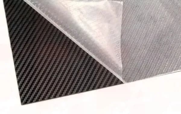 Эксклюзивный карбоновый матовый лист Kydex 300x200x2 мм с диагональной текстурой для создания ножен.