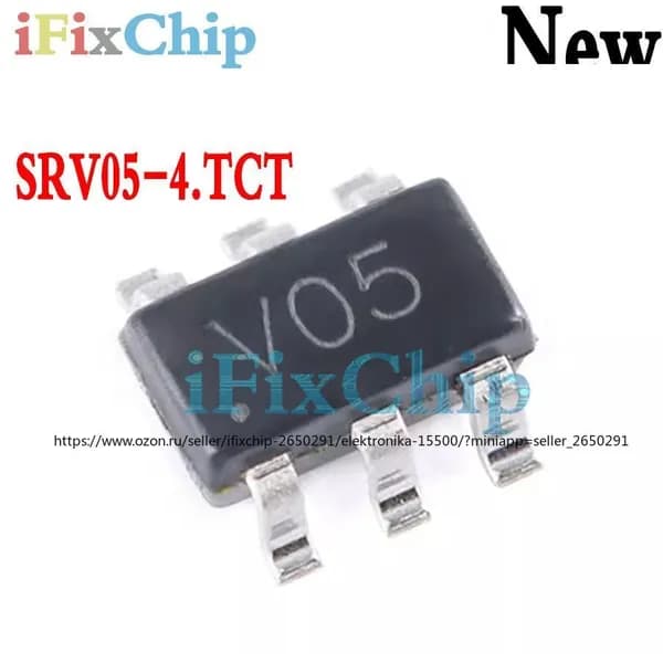 10шт /упак новый SRV05-4.TCT SOT23-6 SRV05 SRV05-4