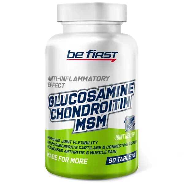 Be First Glucosamine + Chondroitin + MSM - 90 таблеток