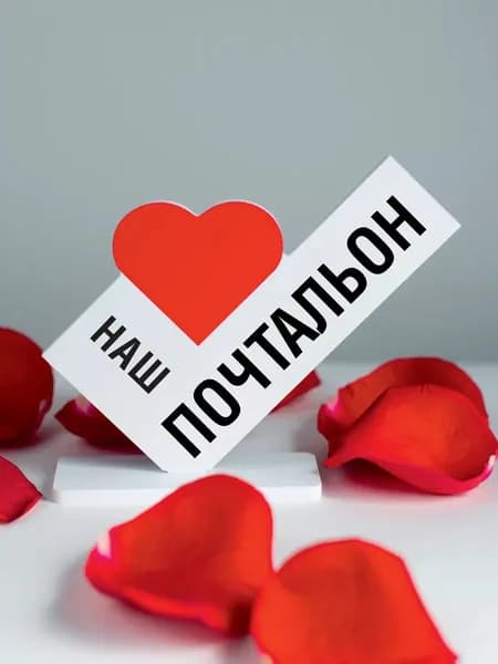 Подарок коллеге, открытка наш любимый почтальон