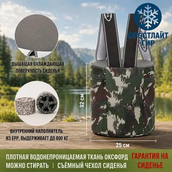 Садовый стул, Пенополиуретан, 25х25х30 см, 1 шт