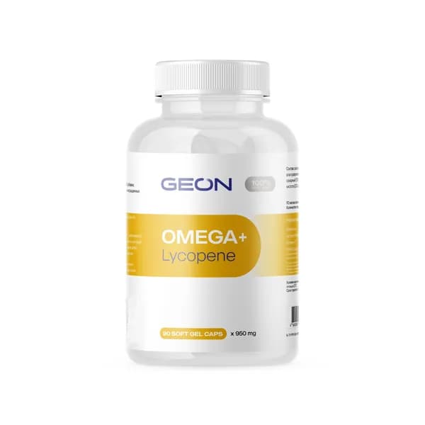 Жирные кислоты Omega+Lucopene (90 caps) от Geon