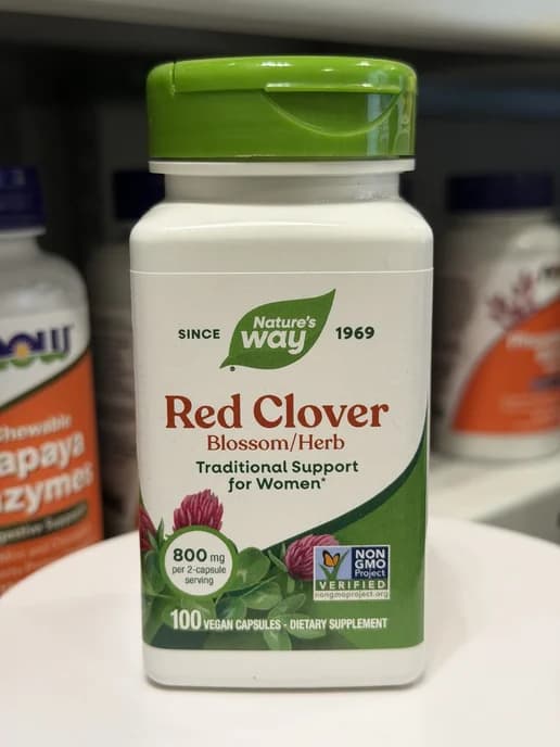 Red Clover 800 mg - Красный клевер 100 капсул