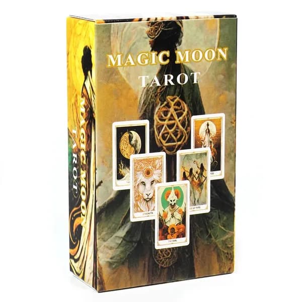 ТАРО MAGIC MOON Гадальные карты с лунной символикой для медитации, раскладов на любовь и финансы, эзотерические атрибуты