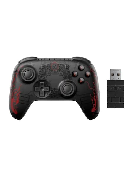 Беспроводной геймпад 8BitDo Ultimate 2C для ПК и Android Black Myth: Wukong, черный/красный