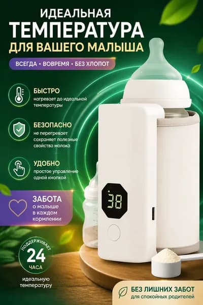 Портативный подогреватель бутылочек USB