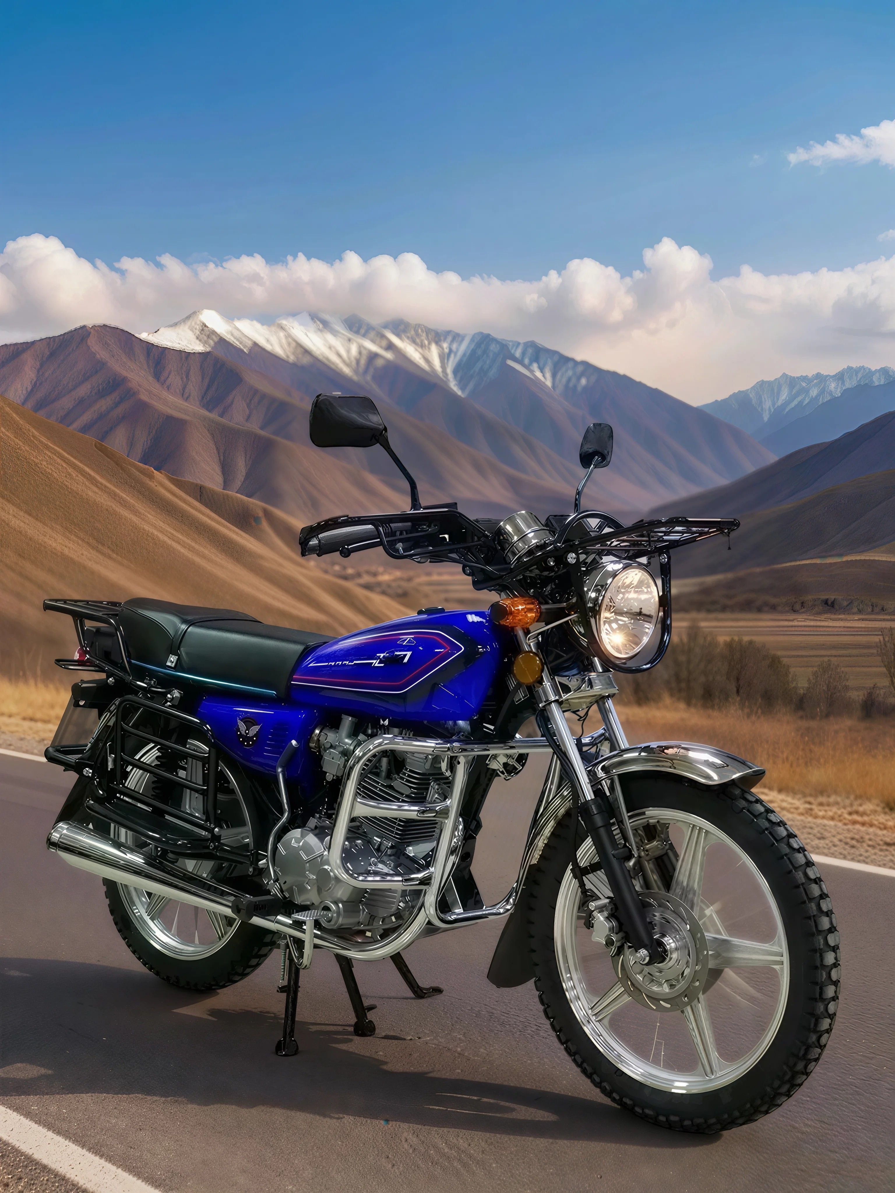 Мотоцикл HUNTER 250 с ПТС (синий)