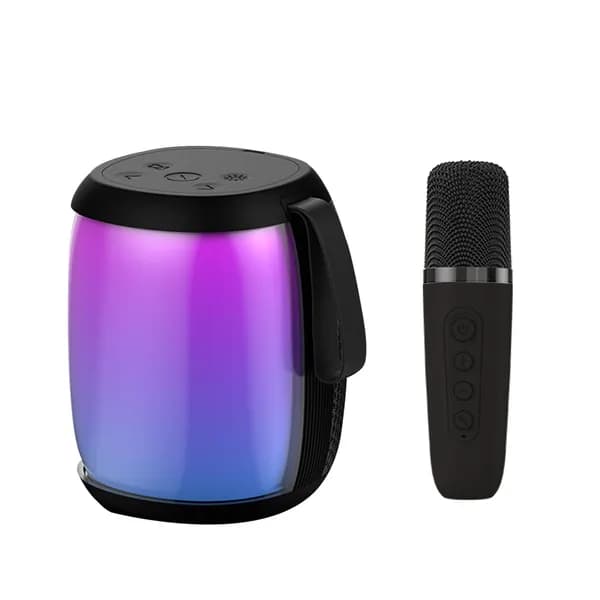 Караоке система с поддержкой Bluetooth, колонка с беспроводным микрофоном