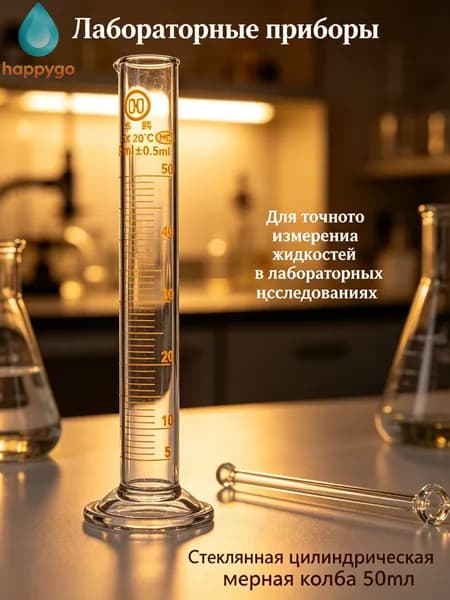 Набор мерных стаканчиков 50 мл (лабораторных, кухонных, банкетных, термостойких)